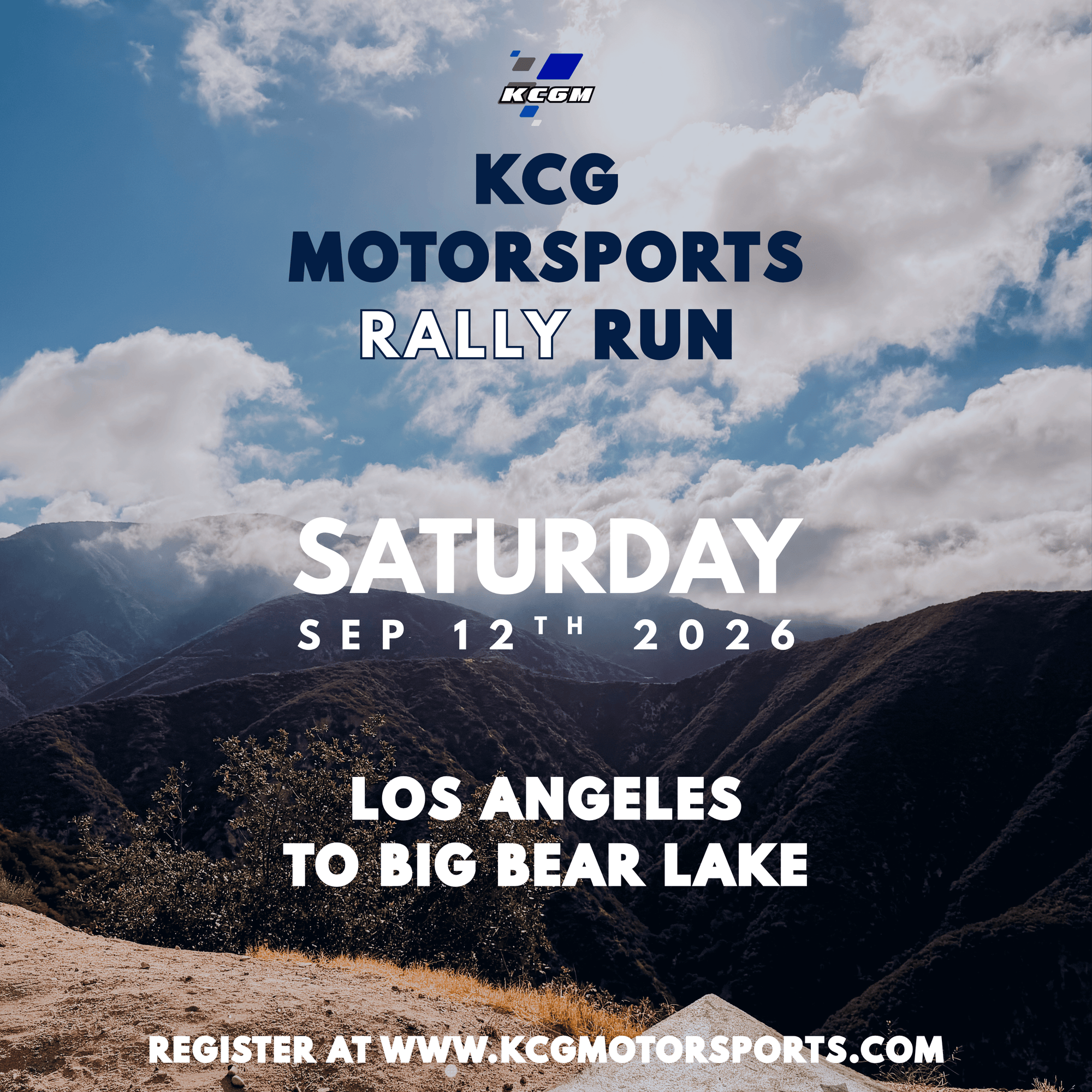 KCG Motorsports Rally Run: Los Angeles to Big Bear Lake