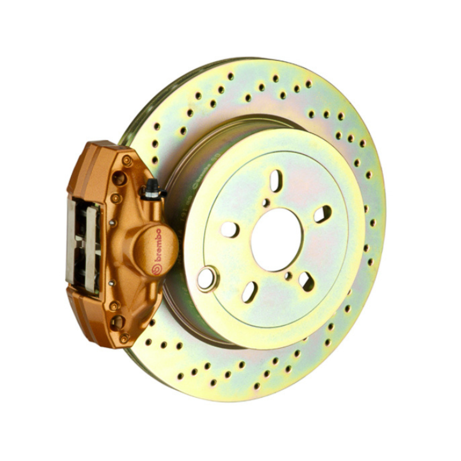 Race Technologies Brembo GT BBK - Rear for 2002-2007 Subaru WRX