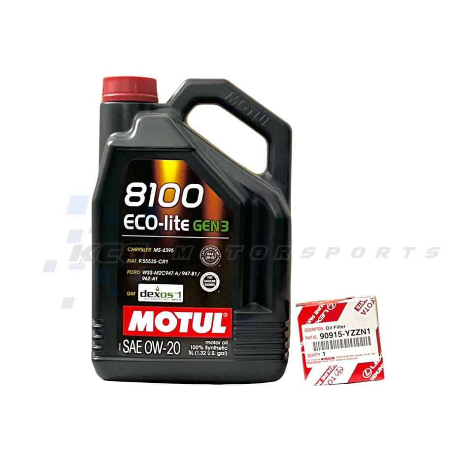 Motul Eco-Lite 0W-20 Oil Change kit for GR Corolla