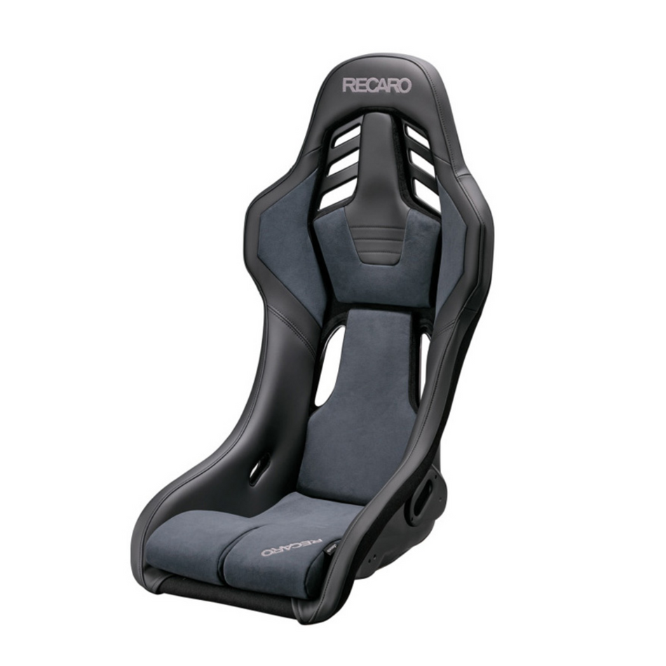 Recaro RSS UT Seat (Large / FRP) - Artificial Leather Black / Ultra Suede Gray