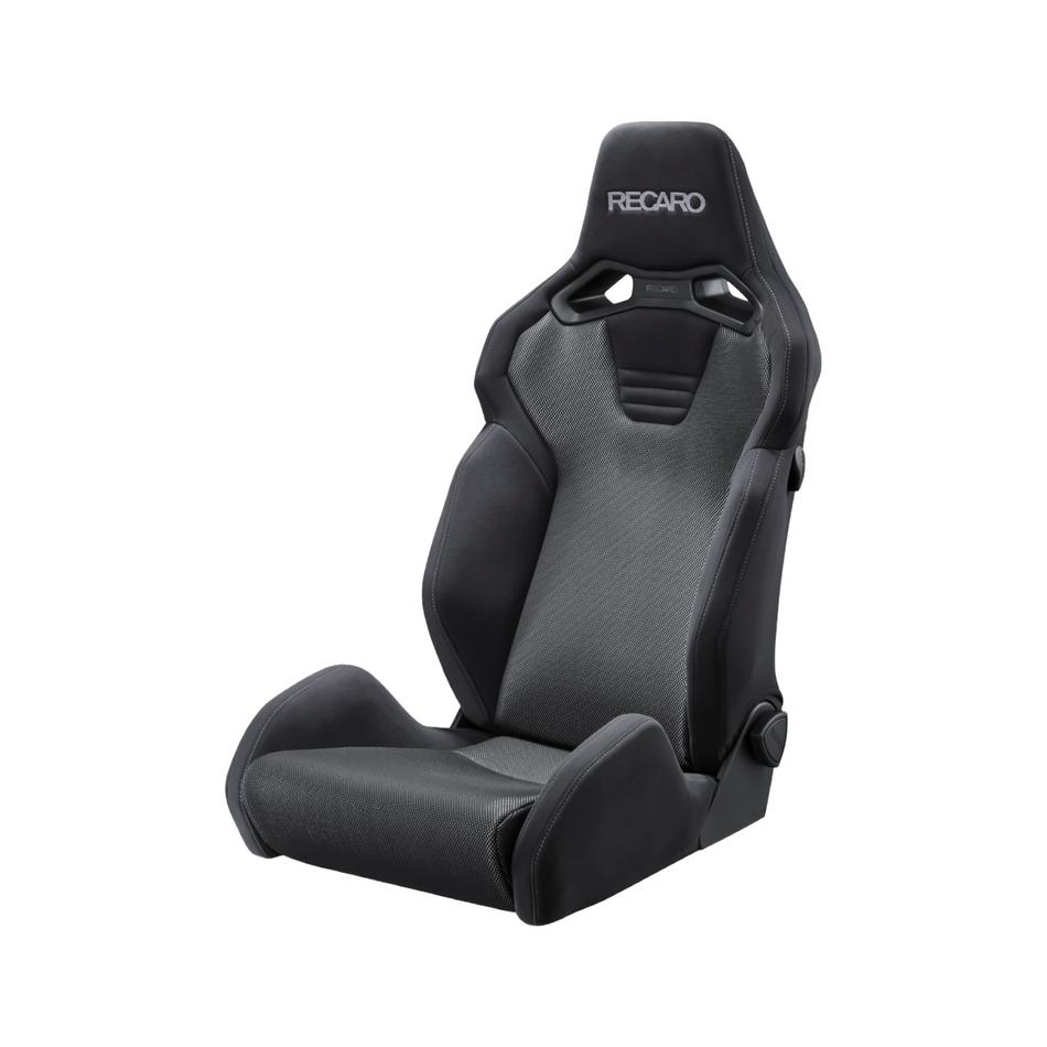Recaro SR-S BK100H Sport Seat – Silver / Black – With Seat Heater