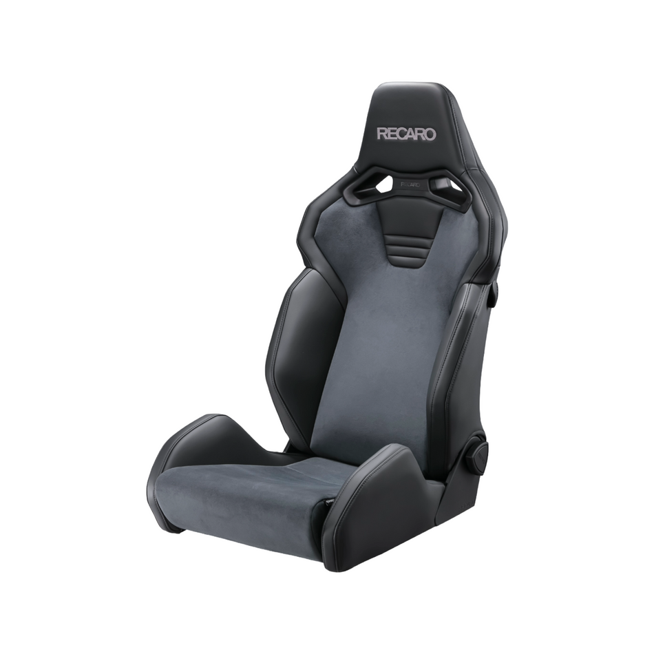 Recaro SR-S UT100 Sport Seat – Leather Black / Ultrasuede Gray