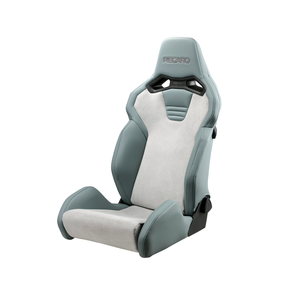 Recaro SR-S UT100 Sport Seat – Leather Misty Gray / Ulrasuede Silver Gray