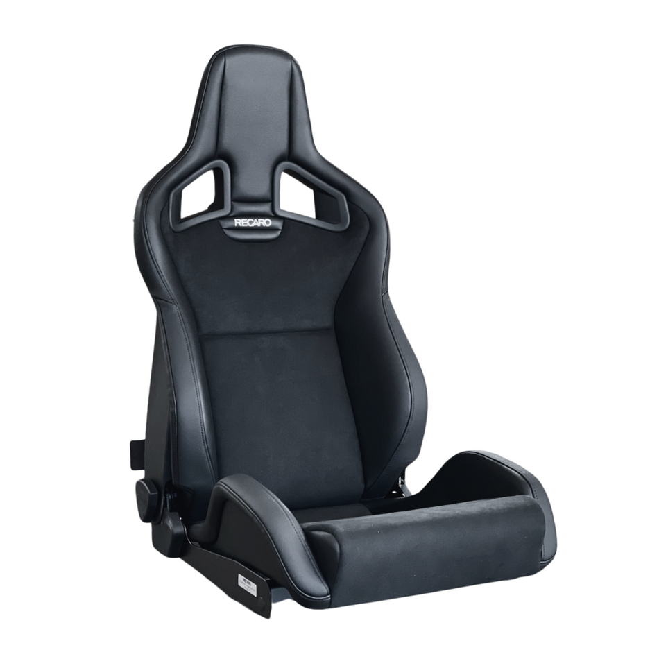 Recaro Sportster CS - Left - Black Vinyl/Black Suede