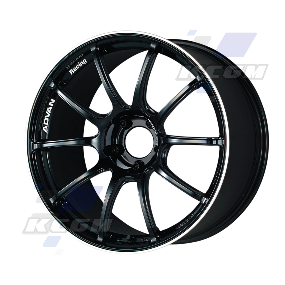 Advan RZII Wheel (GTR Face) - 18x8.5 +45 5x114.3 Racing Gloss Black & Ring