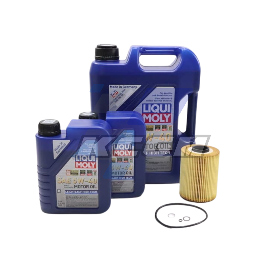 LiquiMoly leichtlauf 5W-40 Oil change kit for 2015-21 BMW M2,M3,M4